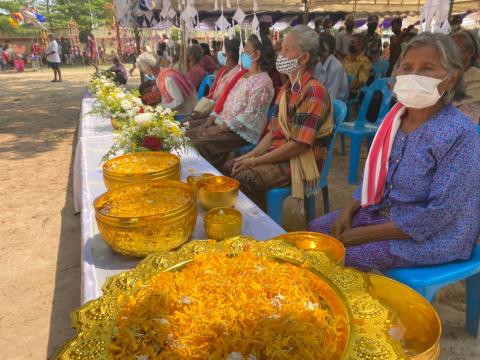 โครงการจัดงานประเพณีวันสงกรานต์และวันผู้สูงอายุ ประจำปี 2565