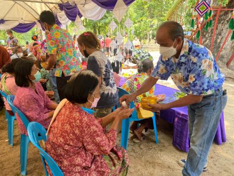 โครงการจัดงานประเพณีวันสงกรานต์และวันผู้สูงอายุ ประจำปี 2565