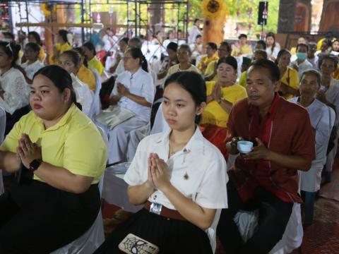 28 มีนาคม 2567 พิธีเจริญพุทธมนต์เฉลิมพระเกียรติถวายพระพรชัยมงคล