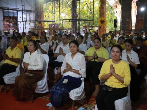 28 มีนาคม 2567 พิธีเจริญพุทธมนต์เฉลิมพระเกียรติถวายพระพรชัยมงคล