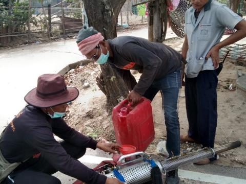 19 ธันวาคม 2565 ฉีดพ่นหมอกควันกำจัดยุงลาย