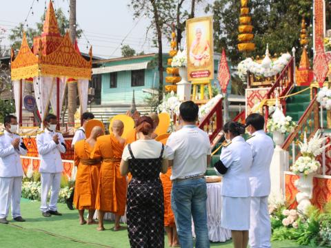 5 มีนาคม 2566 พิธีพระราชทานเพลิงศพพระครูวีรธรรมปสุต