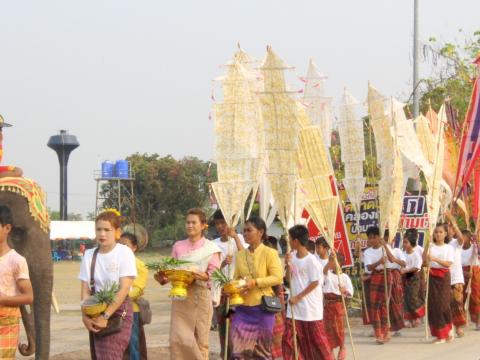 12 เมษายน 2566 พิธีบวงสรวงหลวงพ่อใหญ่ดงแสนตอ