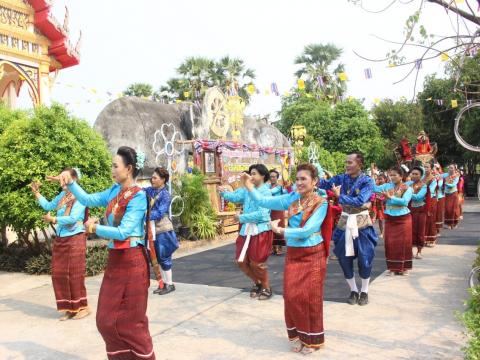 12 เมษายน 2566 พิธีบวงสรวงหลวงพ่อใหญ่ดงแสนตอ