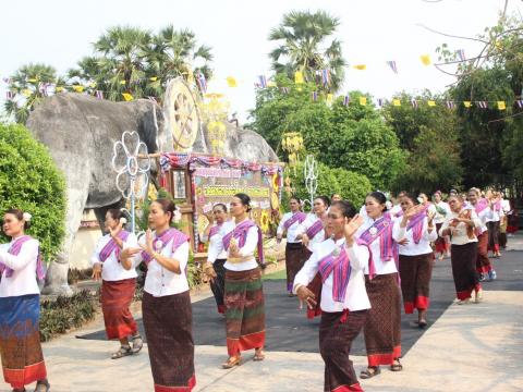 12 เมษายน 2566 พิธีบวงสรวงหลวงพ่อใหญ่ดงแสนตอ